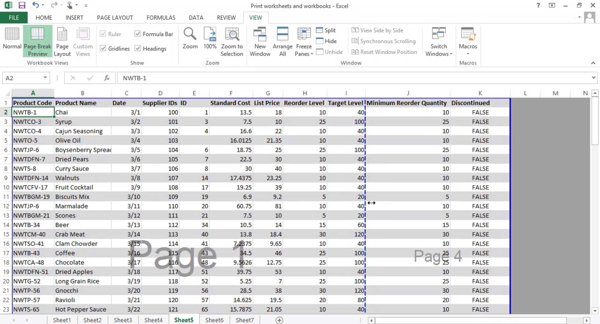 Microsoft Excel 2013